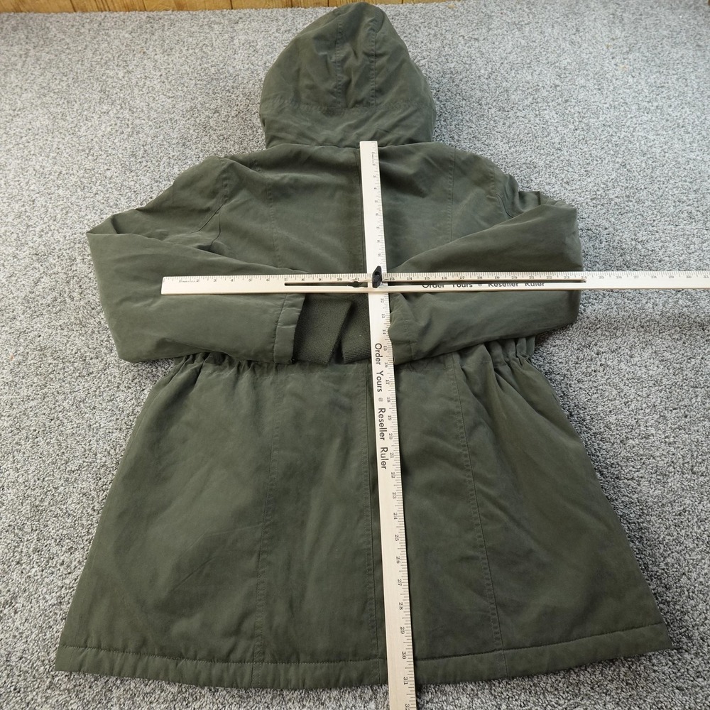 Ralph Lauren Jacket Womens XL Green Hooded Long Parka Chore Coat Insulated Warm - Picture 6 of 11